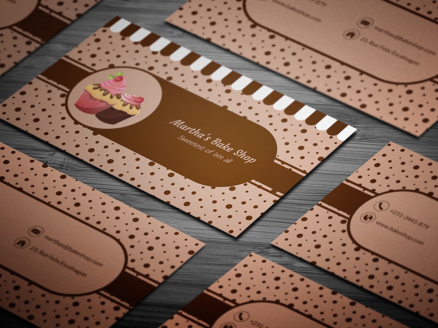 1+ FREE Professional Bakery Business Cards Templates on Behance Regarding Cake Business Cards Templates Free