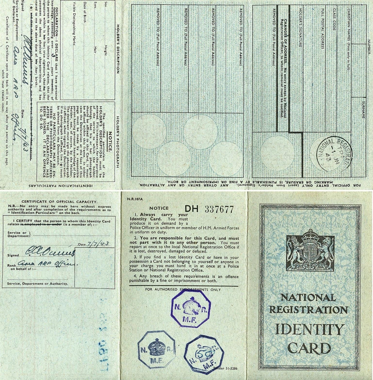 1+ Report Template ideas  report template, professional  Within World War 2 Identity Card Template
