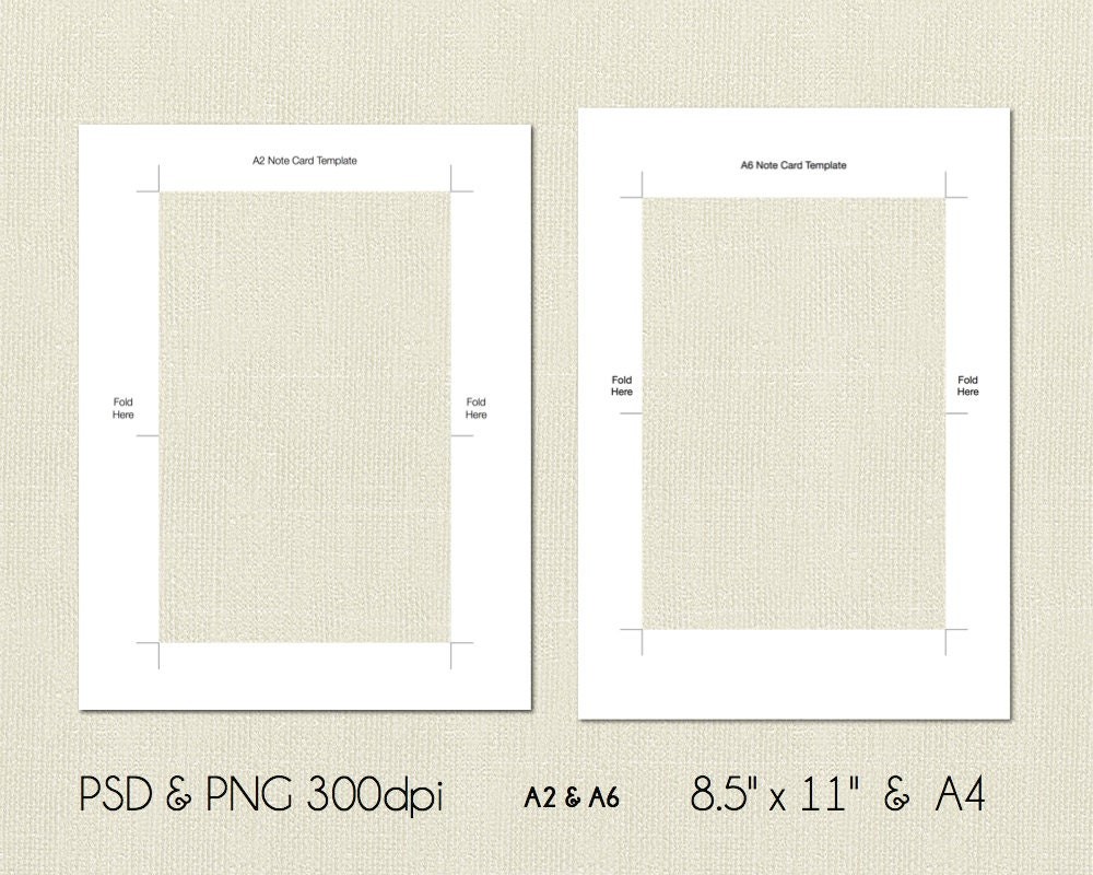 A1 and A1 Folded Note Card Printable Template, 1.11x1.1, 11.1cm x 1 With Regard To A2 Card Template