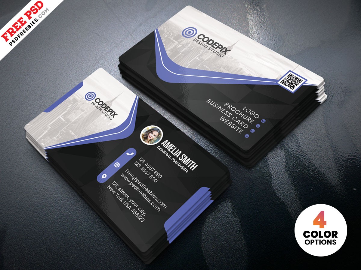 Business Card PSD Template PSD – PSDFreebies.com With Regard To Visiting Card Psd Template Free Download