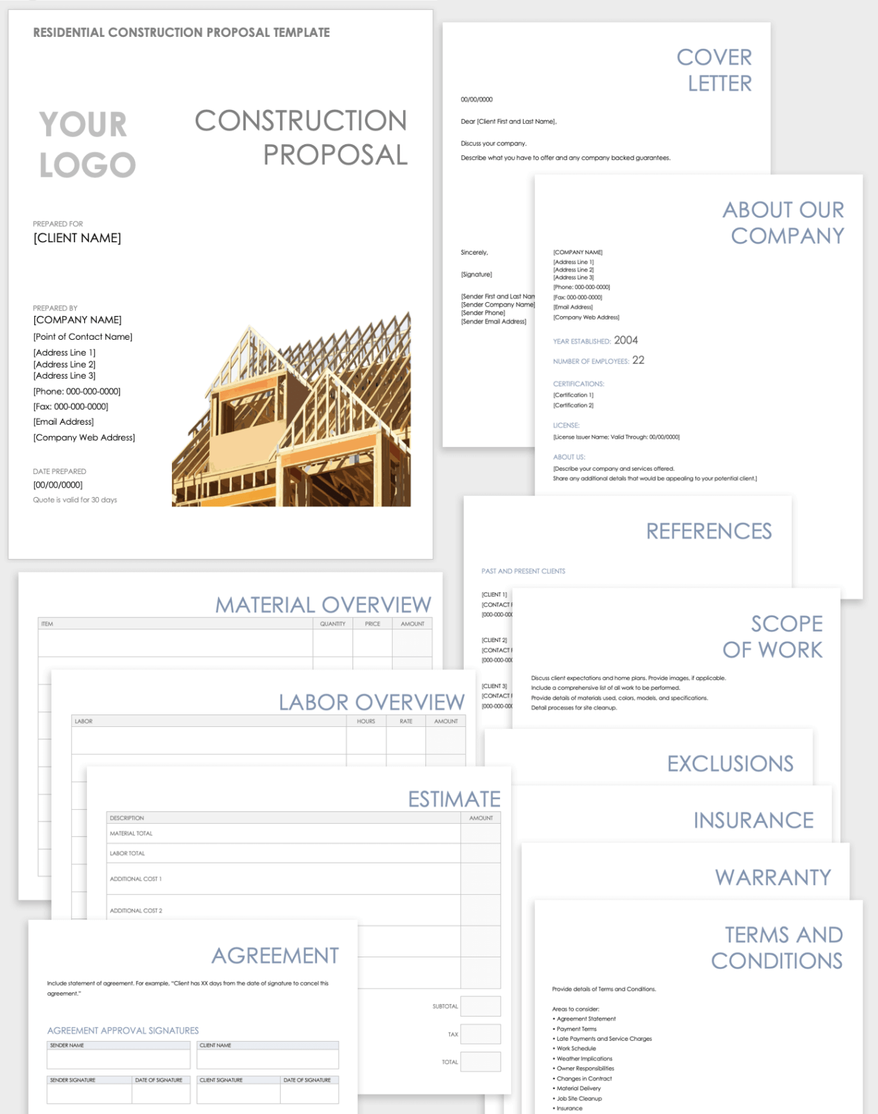 Free Construction Proposal Templates & Forms  Smartsheet Regarding Free Construction Proposal Template Word