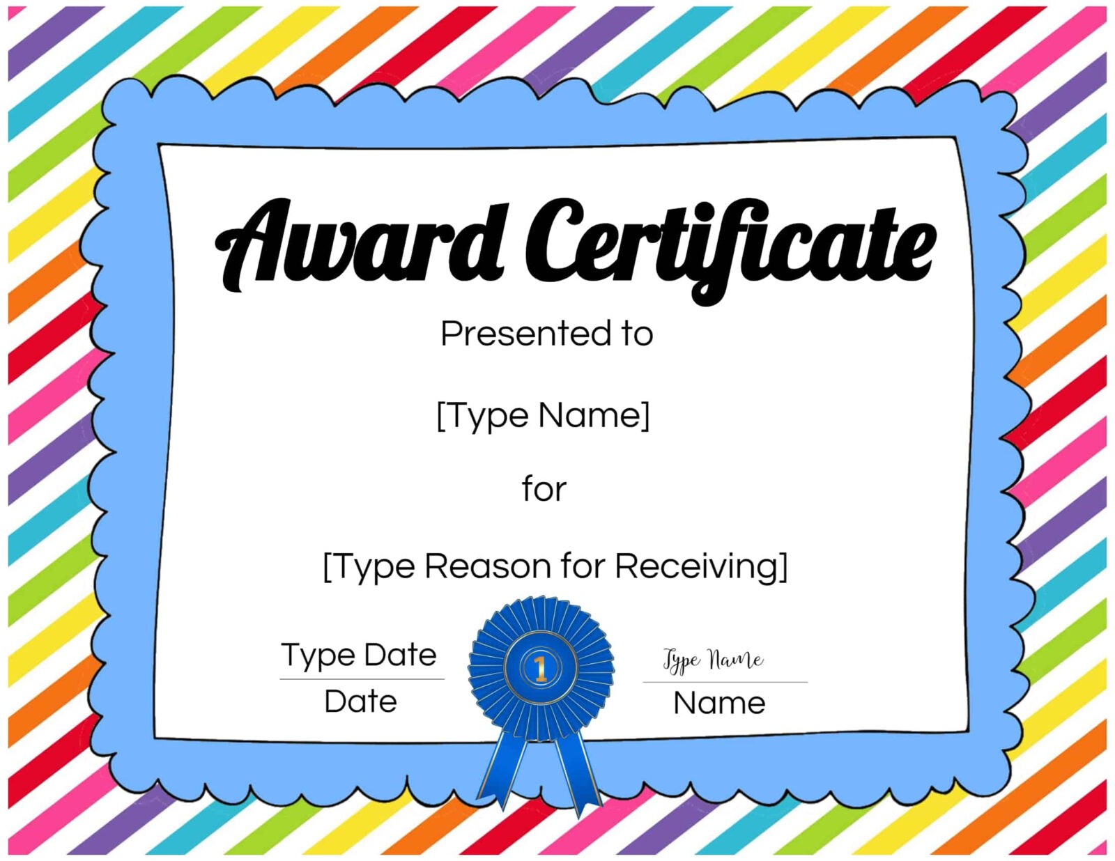 Free Custom Certificates for Kids  Customize Online & Print at Home Intended For Free Printable Certificate Templates For Kids