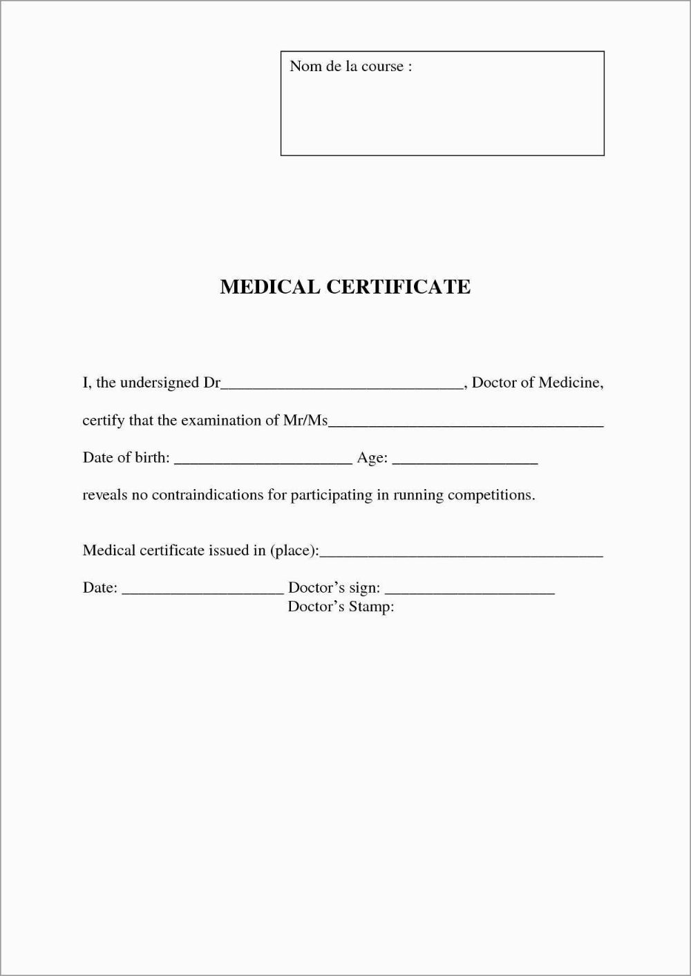 Free fake medical certificate template download – Artofit Regarding Free Fake Medical Certificate Template
