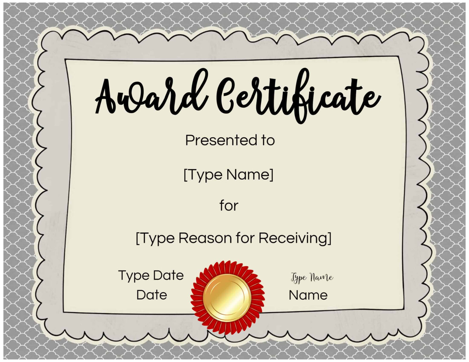 FREE Printable and Editable Awards for Students  No Watermark Regarding Free Student Certificate Templates