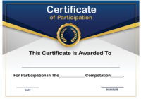?Free Printable Certificate of Participation Templates (COP)? With Regard To Free Templates For Certificates Of Participation