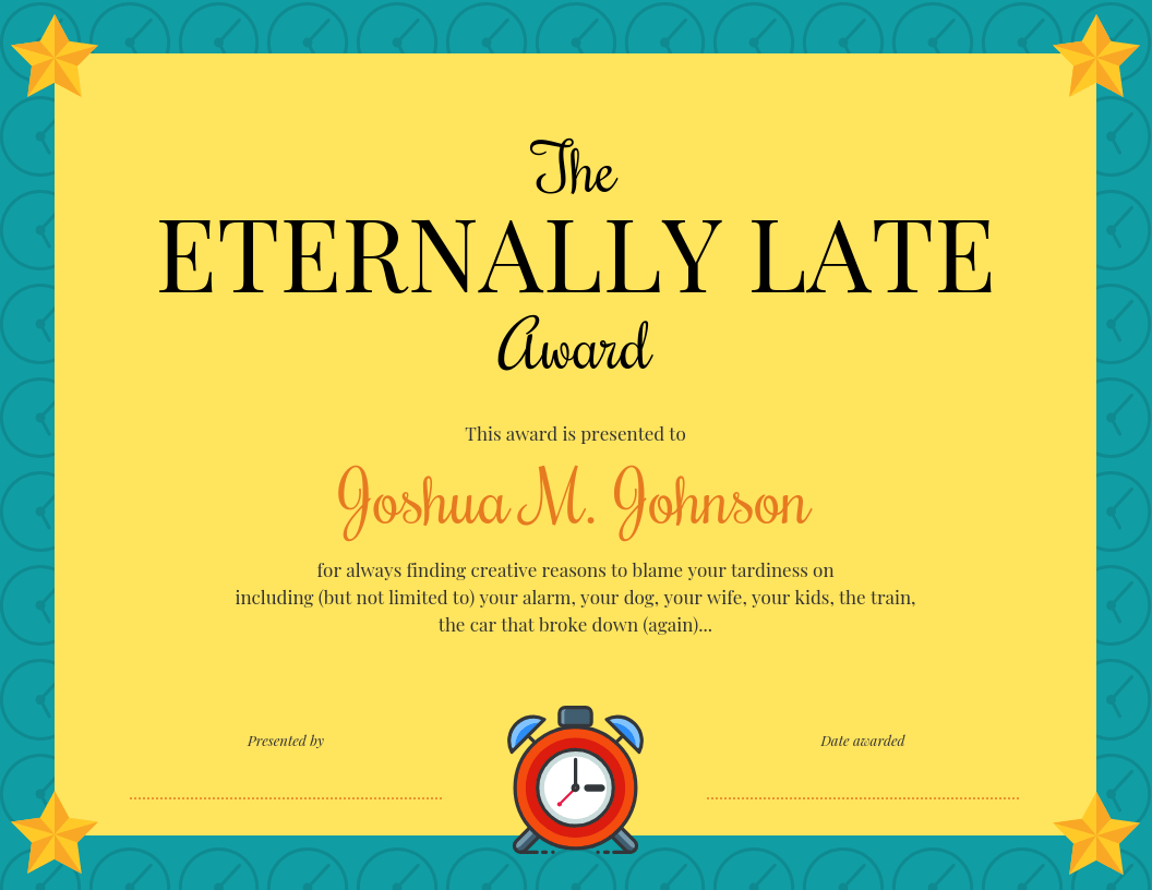 Funny Certificate Template Throughout Free Funny Certificate Templates For Word