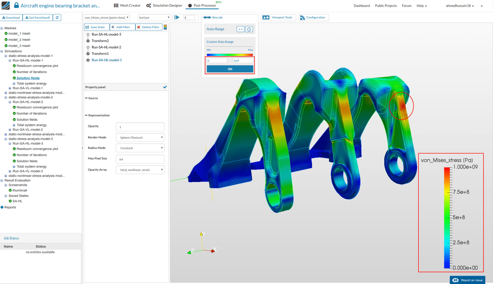 How to Create a FEA Report - Solid Mechanics / FEA - SimScale CAE For Fea Report Template Within Fea Report Template How to Create a FEA Report - Solid Mechanics / FEA - SimScale CAE For Fea Report Template Within Fea Report Template