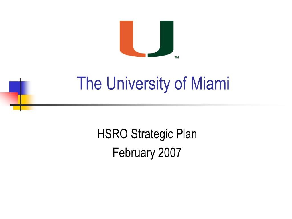PPT - The University of Miami PowerPoint Presentation, free  Pertaining To University Of Miami Powerpoint Template In University Of Miami Powerpoint Template