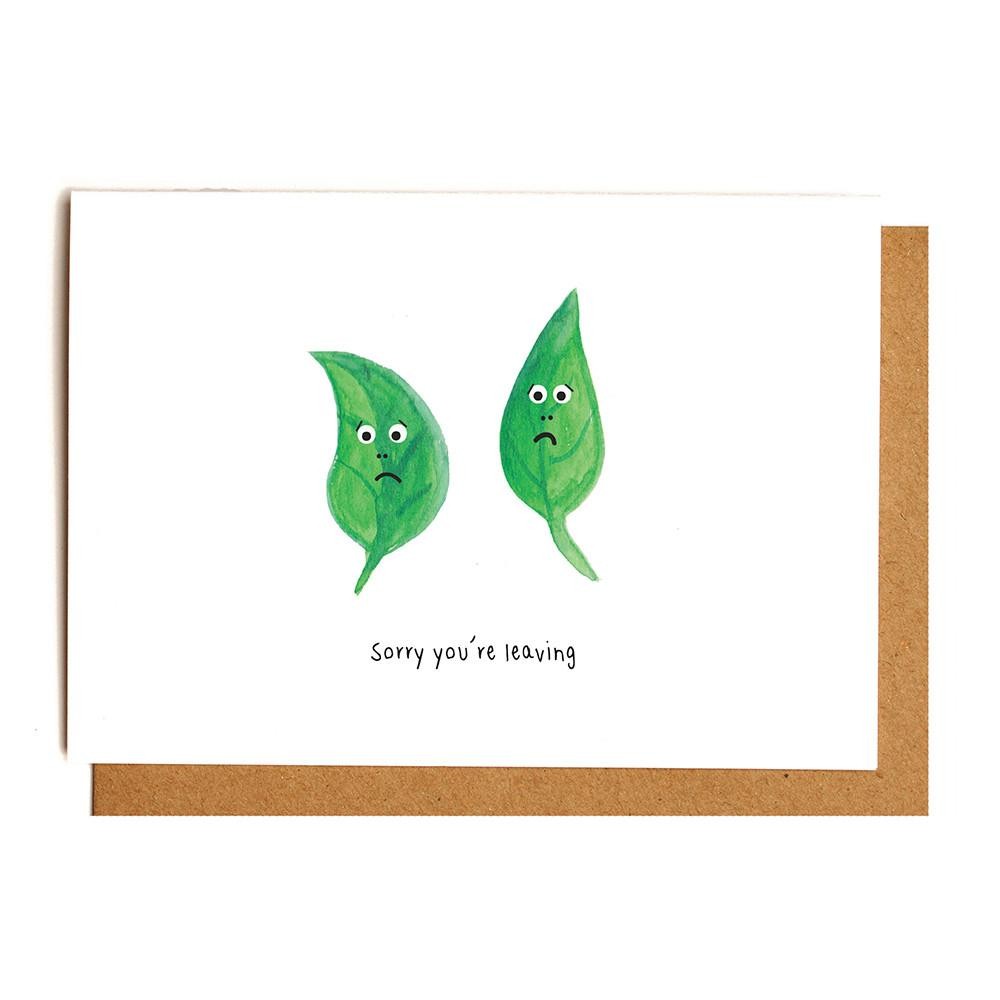 Sorry You're Leaving Card Throughout Sorry You Re Leaving Card Template