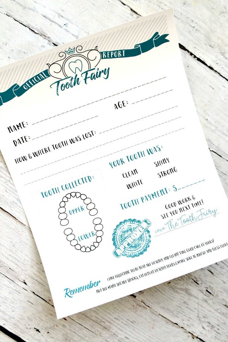 Tooth Fairy Certificate: Free Printable Certificate for Fun With  Throughout Free Tooth Fairy Certificate Template