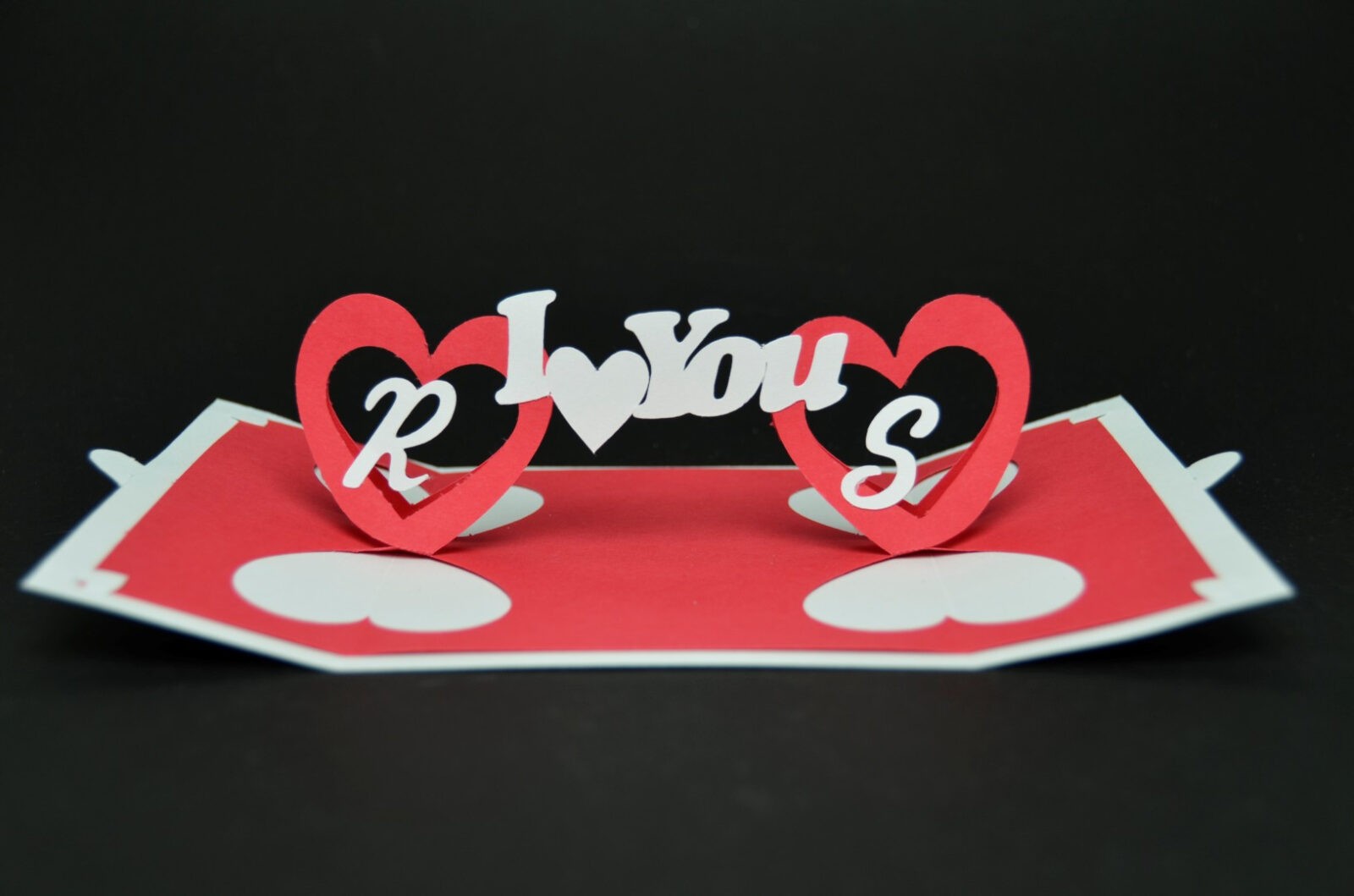 Twisting Hearts Pop Up Card Template With Twisting Hearts Pop Up Card Template