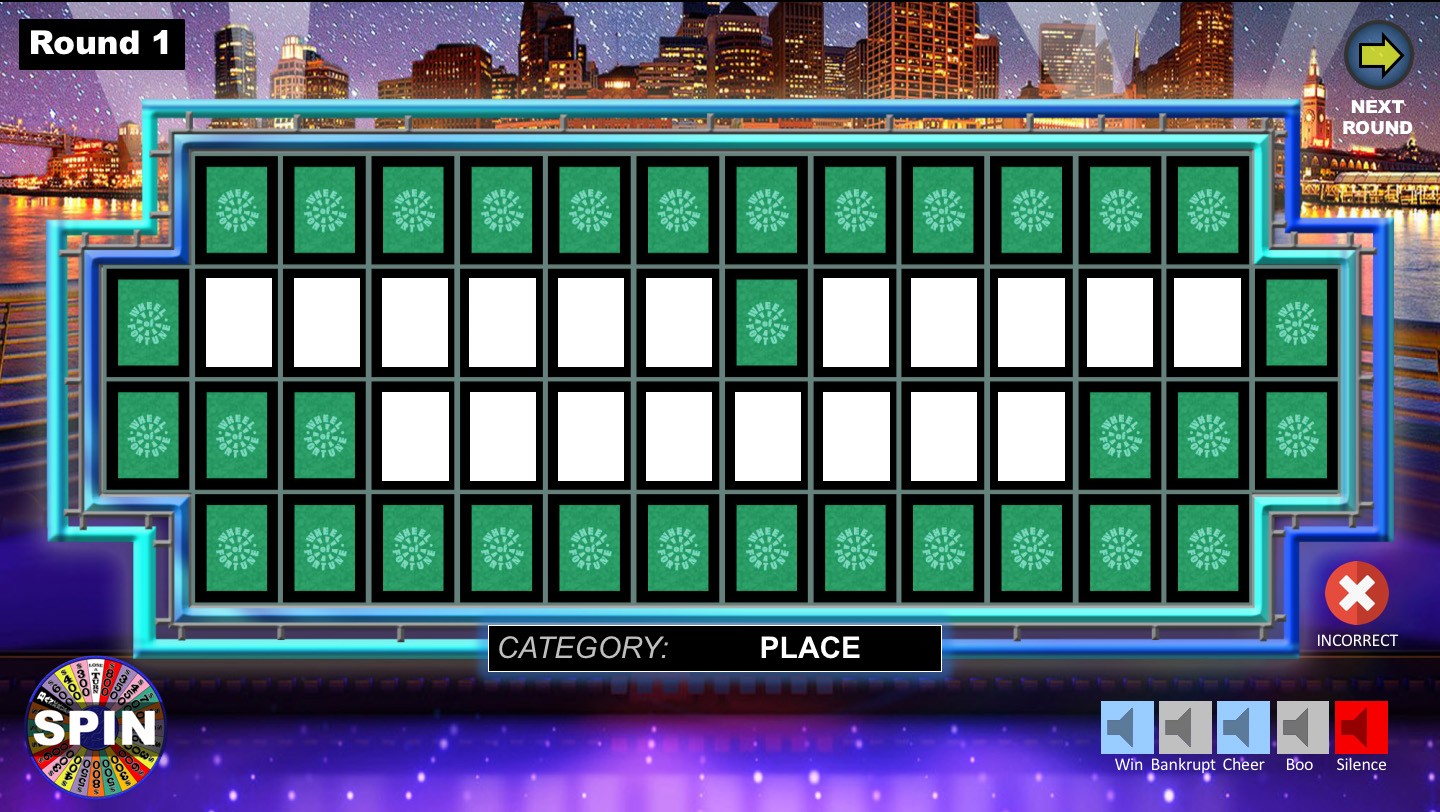 Wheel of Fortune Powerpoint Game  Youth Downloads Throughout Wheel Of Fortune Powerpoint Game Show Templates